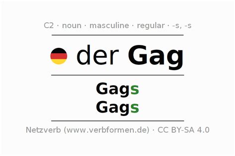 to gag deutsch